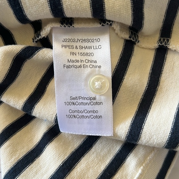 Veronica Beard Women’s Raegan Mixed-Media Top Puffed Ruffle Short Sleeves V-Neck - Picture 14 of 16